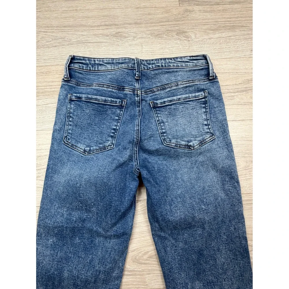 Kut from the‎ Kloth Charlize High Rise Cigarette Leg Jeans Medium Wash Size 10